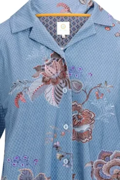 T-Shirts|Pip Studio Top Kurze Armel Cece Fiore Blau