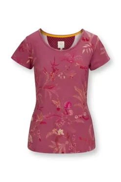 T-Shirts|Pip Studio Top Kurze Armel Isola Rosa