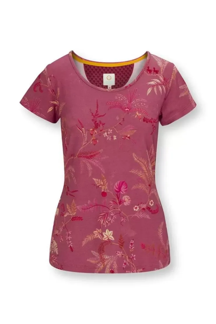 T-Shirts|Pip Studio Top Kurze Armel Isola Rosa