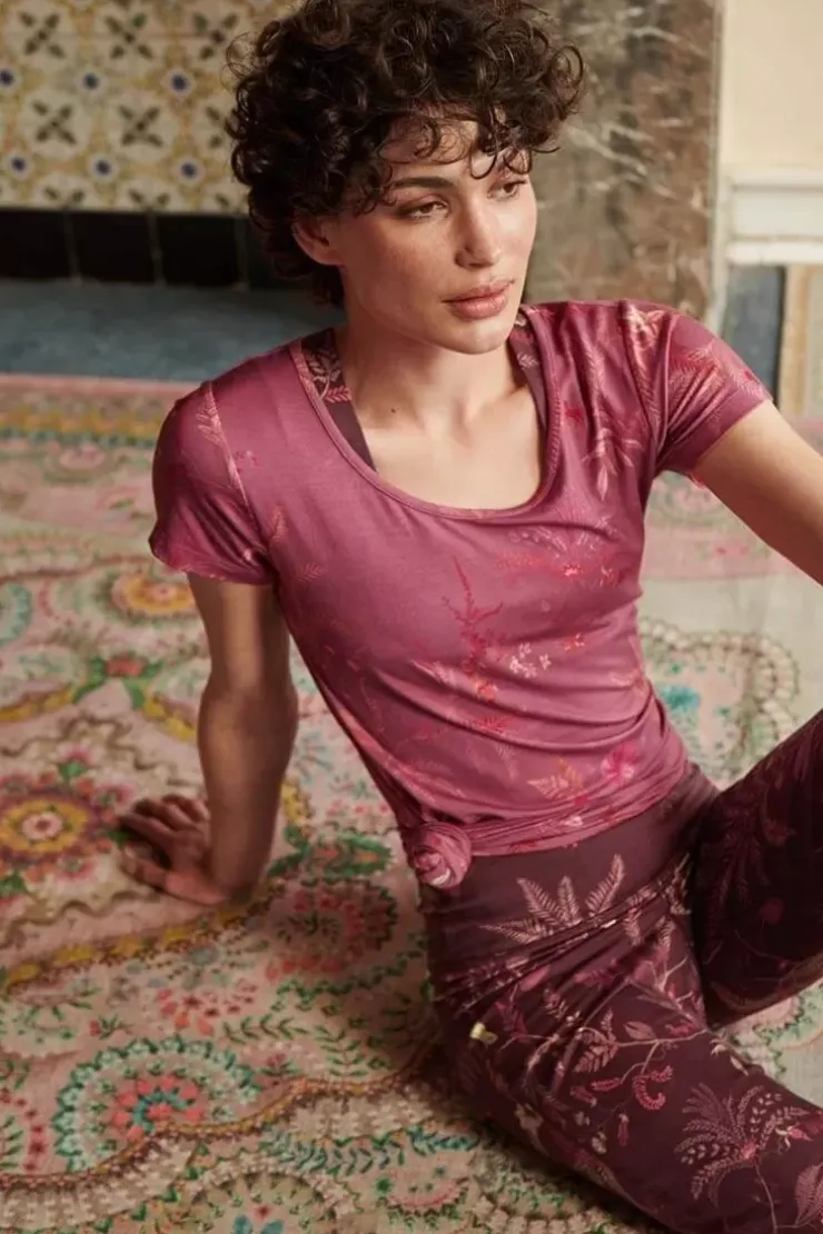 T-Shirts|Pip Studio Top Kurze Armel Isola Rosa