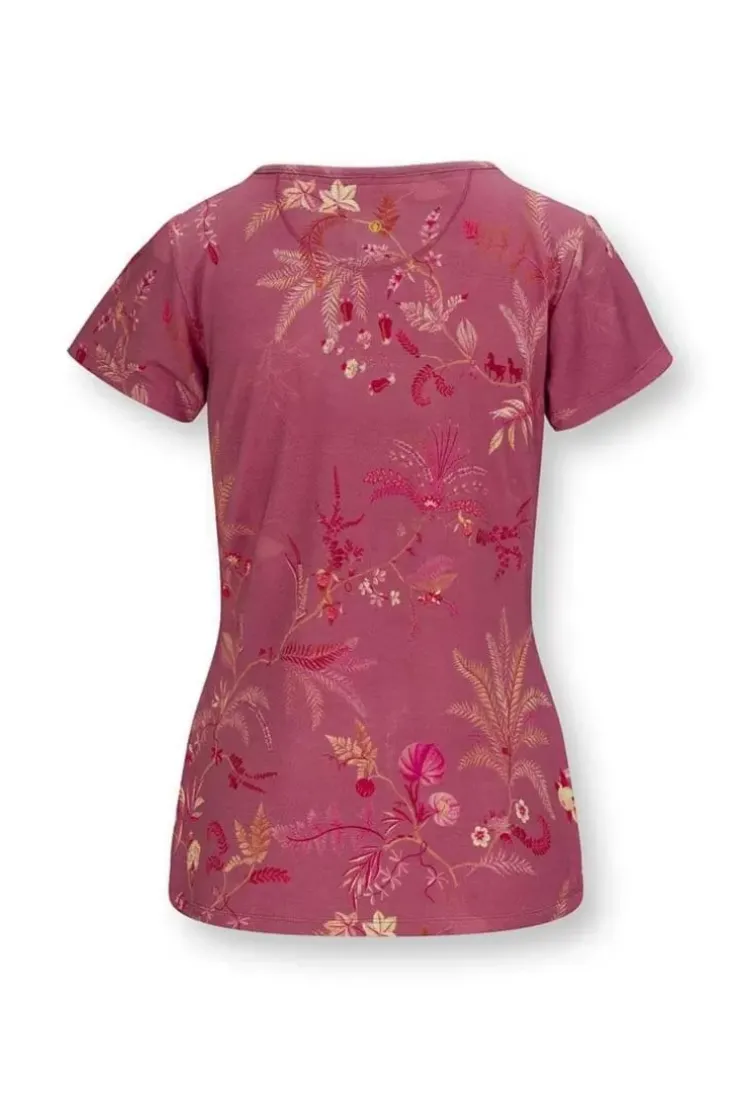 T-Shirts|Pip Studio Top Kurze Armel Isola Rosa