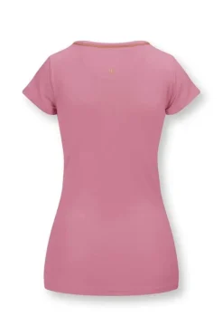 T-Shirts|Pip Studio Top Kurze Armel Solid Rosa