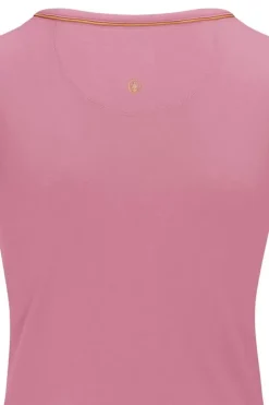 T-Shirts|Pip Studio Top Kurze Armel Solid Rosa