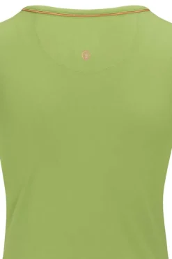 T-Shirts|Pip Studio Top Kurze Armel Solid Hell Grun