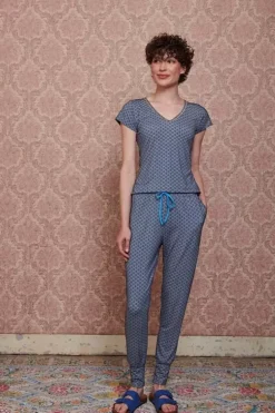 T-Shirts|Pip Studio Top Kurze Armel Tegola Blau