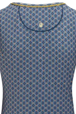T-Shirts|Pip Studio Top Kurze Armel Tegola Blau