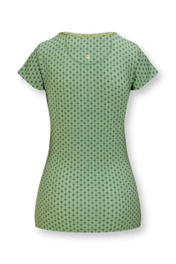 T-Shirts|Pip Studio Top Kurze Armel Tegola Grun