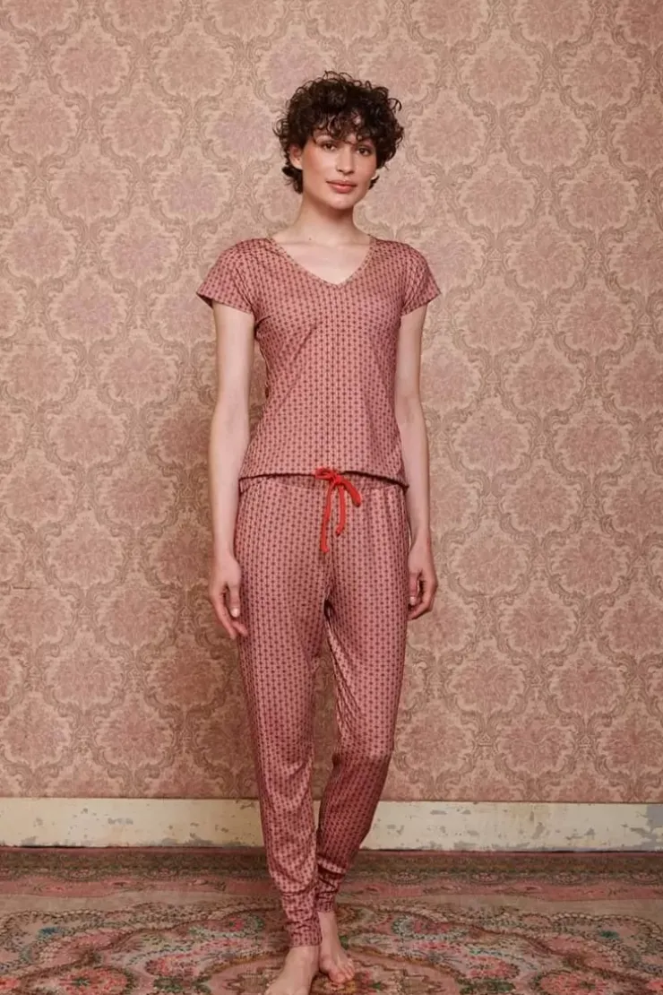 T-Shirts|Pip Studio Top Kurze Armel Tegola Rosa