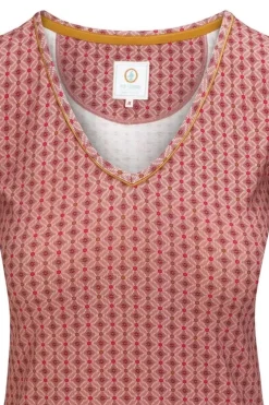 T-Shirts|Pip Studio Top Kurze Armel Tegola Rosa