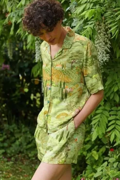 T-Shirts|Pip Studio Top Kurze Armel Toscana Grun