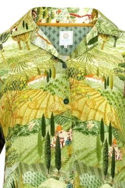 T-Shirts|Pip Studio Top Kurze Armel Toscana Grun
