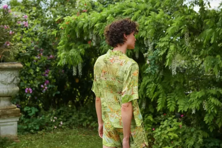 T-Shirts|Pip Studio Top Kurze Armel Toscana Grun
