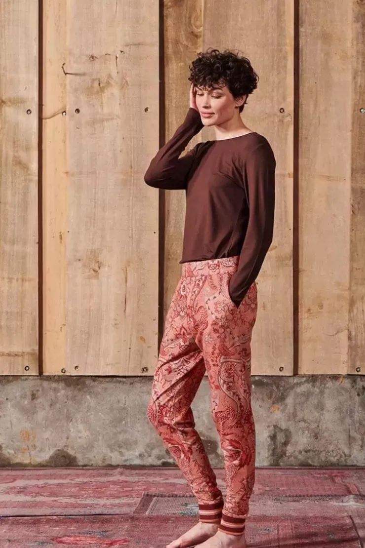 Tops Mit Langen Armeln|Pip Studio Top Lange Armel Solid Terra Rot