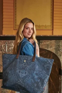 Wochenendtaschen|Pip Studio Tragetasche Kyoto Festival Blau