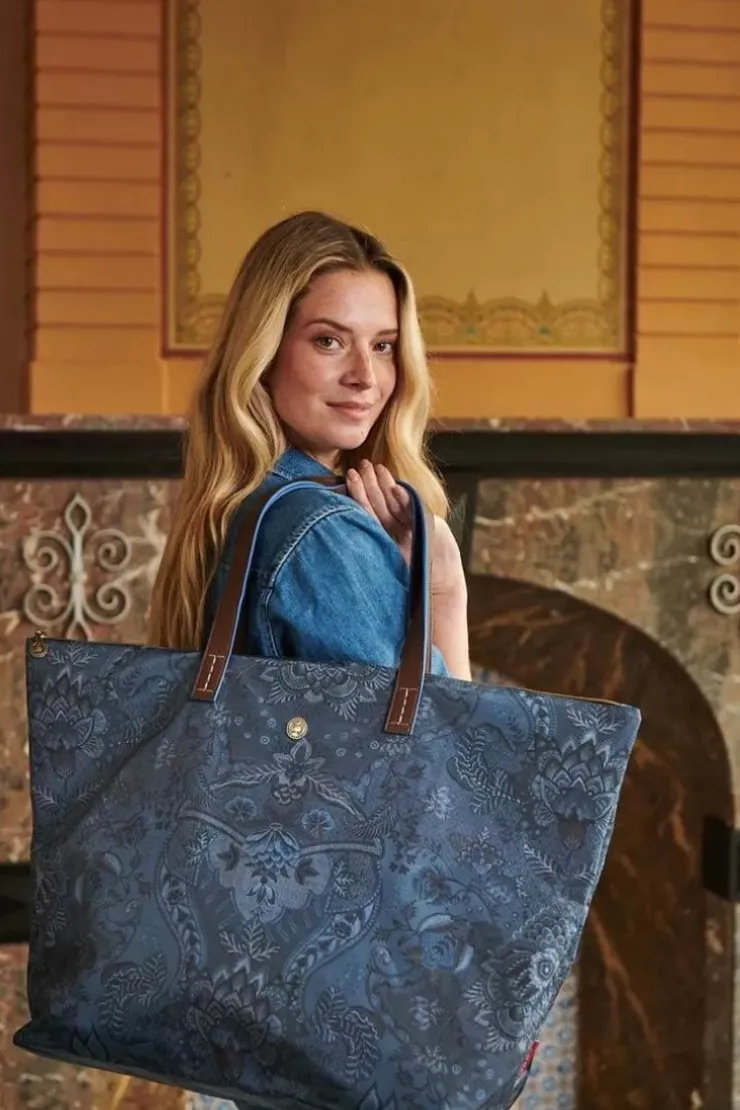 Wochenendtaschen|Pip Studio Tragetasche Kyoto Festival Blau