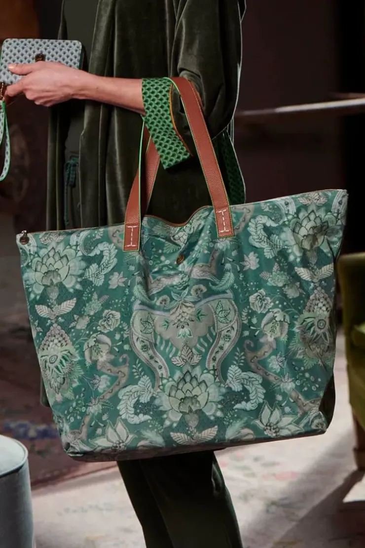 Wochenendtaschen|Pip Studio Tragetasche Kyoto Festival Grun