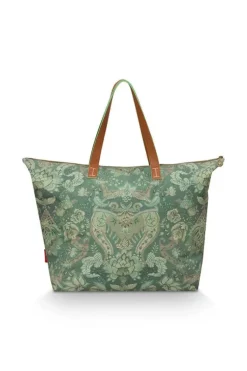 Wochenendtaschen|Pip Studio Tragetasche Kyoto Festival Grun