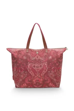 Wochenendtaschen|Pip Studio Tragetasche Kyoto Festival Dunkel Rosa