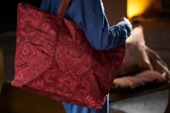 Wochenendtaschen|Pip Studio Tragetasche Kyoto Festival Dunkel Rosa