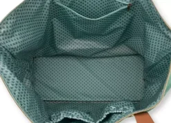 Wochenendtaschen|Pip Studio Tragetasche Samt Quiltey Days Grun