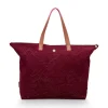 Wochenendtaschen|Pip Studio Tragetasche Samt Quiltey Days Rot