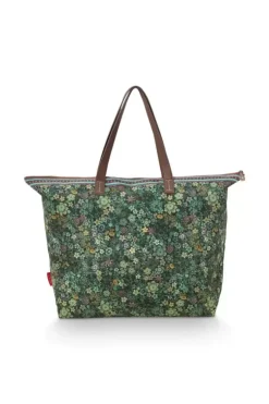 Shopper|Pip Studio Tragetasche Tutti I Fiori Grun