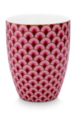 Trinkbecher|Pip Studio Trinkbecher Suki Dunkel Rosa