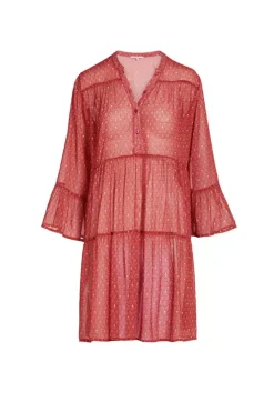 Kleider|Pip Studio Tunic Ajour Rosa