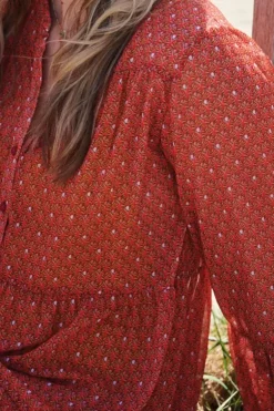 Kleider|Pip Studio Tunic Ajour Rosa