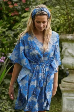 Kleider|Pip Studio Tunic Flora Firenze Kobalt Blau
