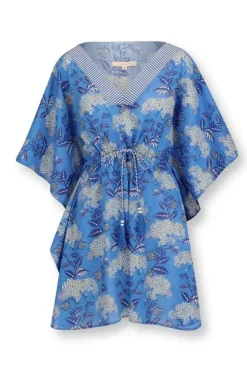Kleider|Pip Studio Tunic Flora Firenze Kobalt Blau