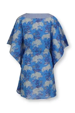 Kleider|Pip Studio Tunic Flora Firenze Kobalt Blau