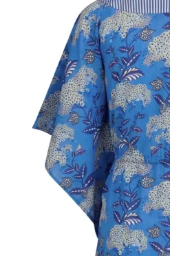 Kleider|Pip Studio Tunic Flora Firenze Kobalt Blau