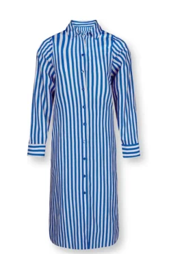 Kleider|Pip Studio Tunic Sumo Stripe Blau