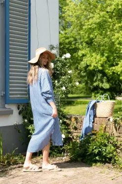 Kleider|Pip Studio Tunic Sumo Stripe Blau