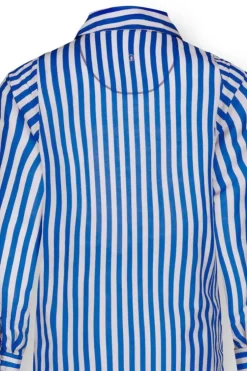 Kleider|Pip Studio Tunic Sumo Stripe Blau