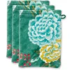 Waschlappen|Pip Studio Waschlappen Set/3 Good Evening 16X22 Cm Grun