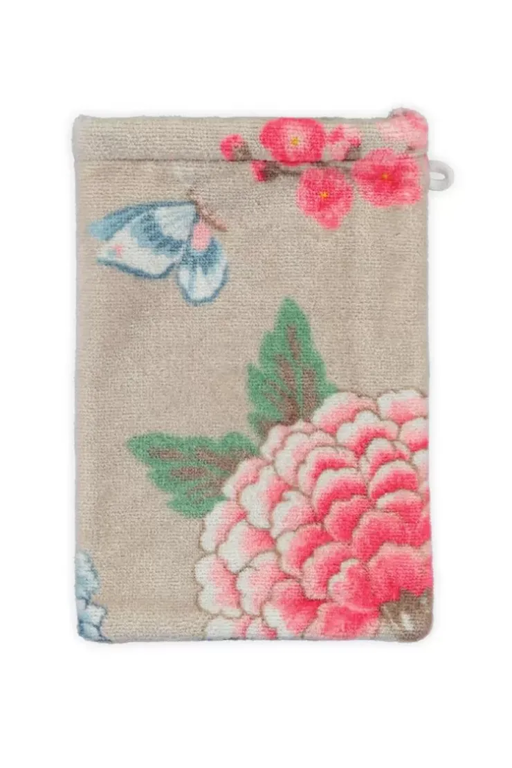 Waschlappen|Pip Studio Waschlappen Set/3 Good Evening 16X22 Cm Khaki