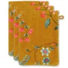 Waschlappen|Pip Studio Waschlappen Set/3 Les Fleurs 16X22 Cm Gelb