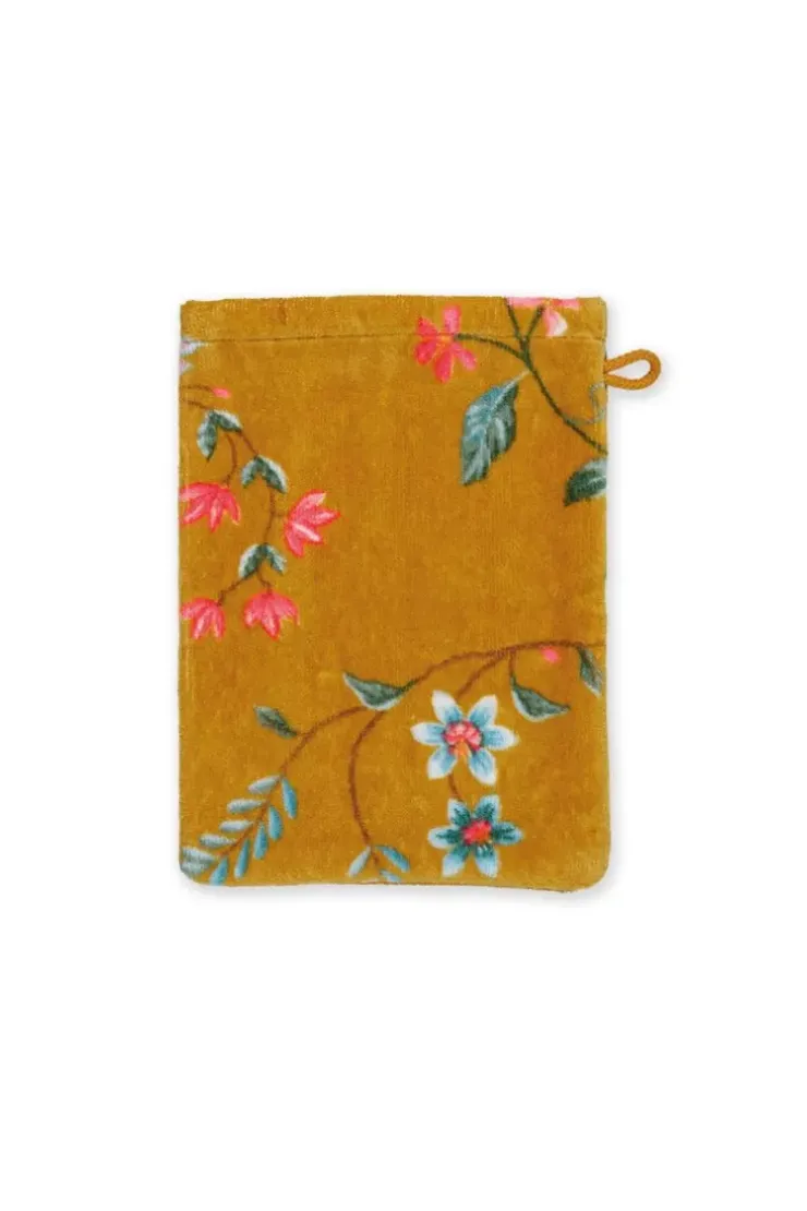 Waschlappen|Pip Studio Waschlappen Set/3 Les Fleurs 16X22 Cm Gelb