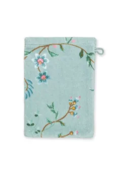 Waschlappen|Pip Studio Waschlappen Set/3 Les Fleurs 16X22 Cm Blau