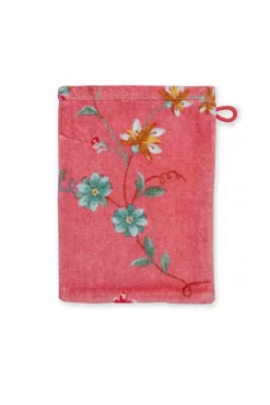 Waschlappen|Pip Studio Waschlappen Set/3 Les Fleurs 16X22 Cm Rosa