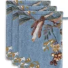 Waschlappen|Pip Studio Waschlappen Set/3 Secret Garden 16X22Cm Blau