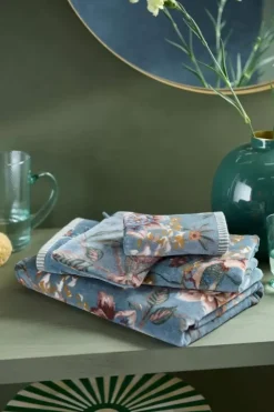 Waschlappen|Pip Studio Waschlappen Set/3 Secret Garden 16X22Cm Blau