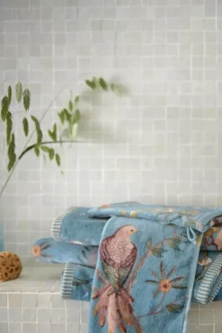 Waschlappen|Pip Studio Waschlappen Set/3 Secret Garden 16X22Cm Blau