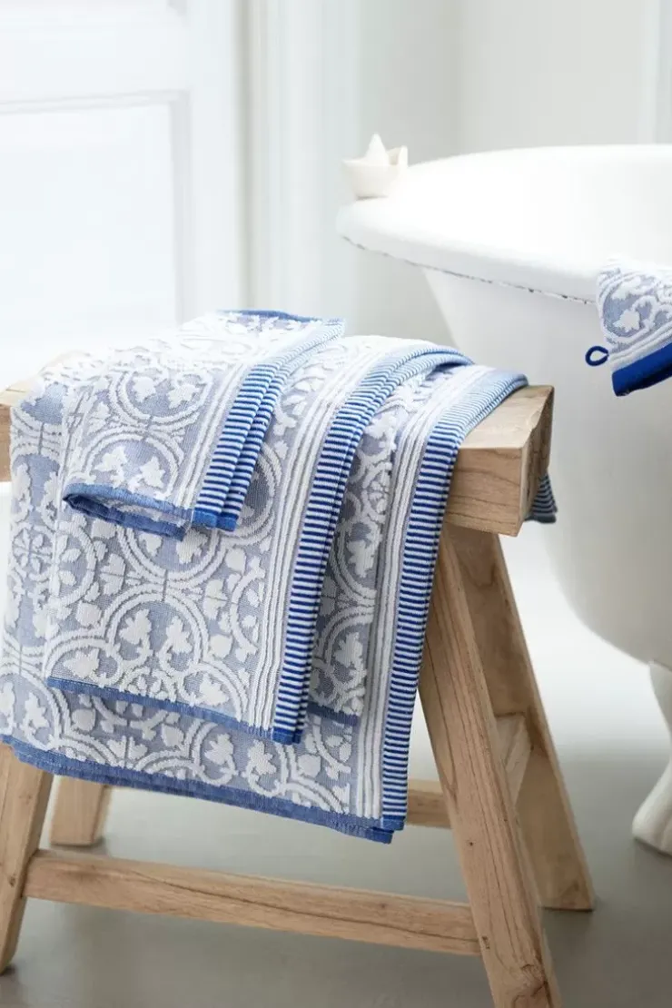 Waschlappen|Pip Studio Waschlappen Set/3 Tile De Pip 16X22 Cm Blau