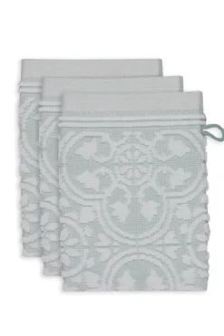 Waschlappen|Pip Studio Waschlappen Set/3 Tile De Pip Hell 16X22 Cm Blau