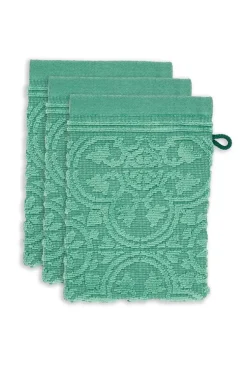 Waschlappen|Pip Studio Waschlappen Set/3 Tile De Pip 16X22 Cm Grun