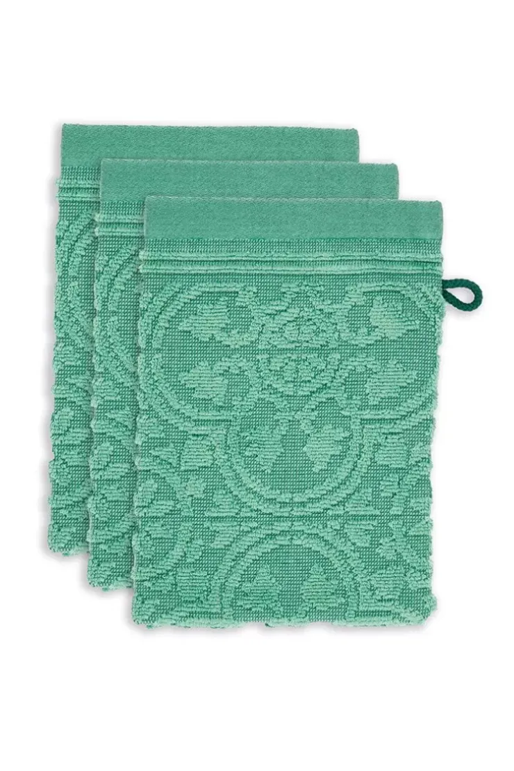Waschlappen|Pip Studio Waschlappen Set/3 Tile De Pip 16X22 Cm Grun