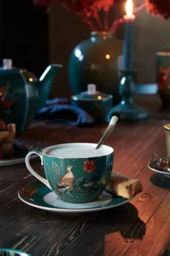 Tasse & Untertasse|Pip Studio Winter Wonderland Cappuccino Tasse & Untertasse Grun